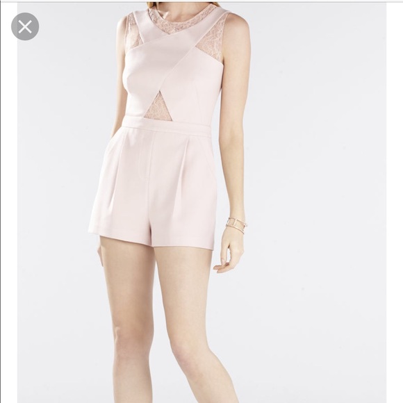 BCBG Dusty Pink Romper - Picture 6 of 8